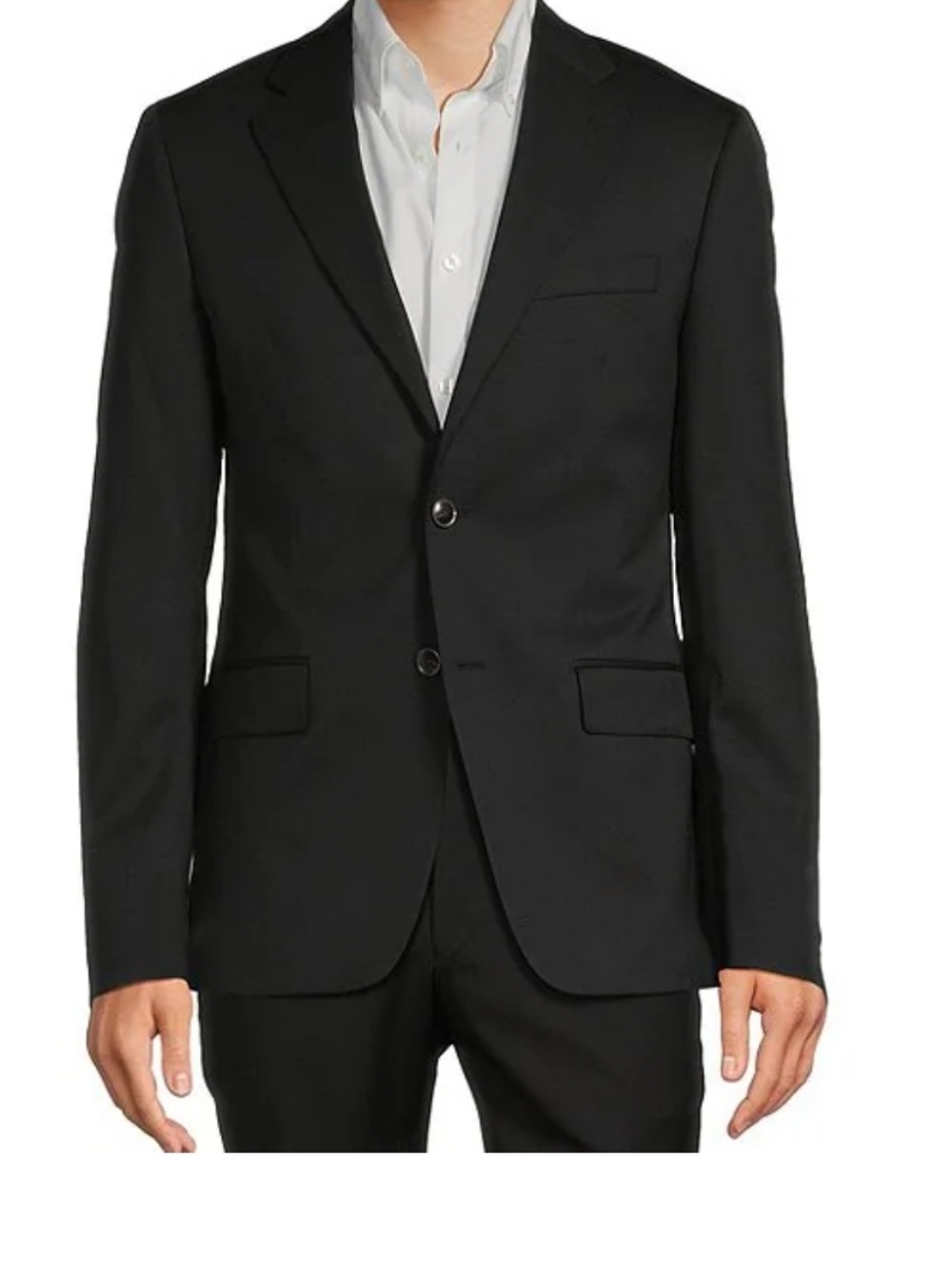 Hart Schaffner & Marx Men's Suit Gold Trumpeter Tailored For Dillards Black